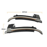 1 paio per Audi A4 B8 Car Dynamic LED Indicatori di direzione Luce specchietto retrovisore Lampeggiatore Acqua Lampeggiatore, For Audi A4 B8