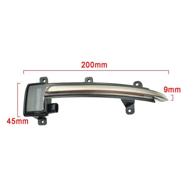 1 Coppia Per Audi TT MK2 2007-2014 Auto Dinamica LED Indicatori di direzione Luce Specchietto retrovisore Lampeggiatore Acqua Lampeggiante, For Audi TT MK2 2007-2014
