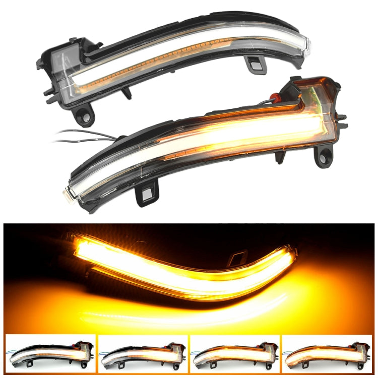 1 paio per BMW Serie 3 F20 Car Dynamic LED Indicatori di direzione Specchietto retrovisore Lampeggiatore Acqua Lampeggiatore, For BMW 3 Series F20 (Transparent), For BMW 3 Series F20 (Transparent Black)
