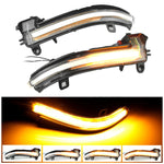 1 paio per BMW Serie 3 F20 Car Dynamic LED Indicatori di direzione Specchietto retrovisore Lampeggiatore Acqua Lampeggiatore, For BMW 3 Series F20 (Transparent), For BMW 3 Series F20 (Transparent Black)