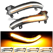 1 paio per BMW Serie 3 F20 Car Dynamic LED Indicatori di direzione Specchietto retrovisore Lampeggiatore Acqua Lampeggiatore, For BMW 3 Series F20 (Transparent), For BMW 3 Series F20 (Transparent Black)