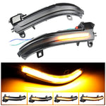 1 paio per BMW Serie 3 F20 Car Dynamic LED Indicatori di direzione Specchietto retrovisore Lampeggiatore Acqua Lampeggiatore, For BMW 3 Series F20 (Transparent), For BMW 3 Series F20 (Transparent Black)