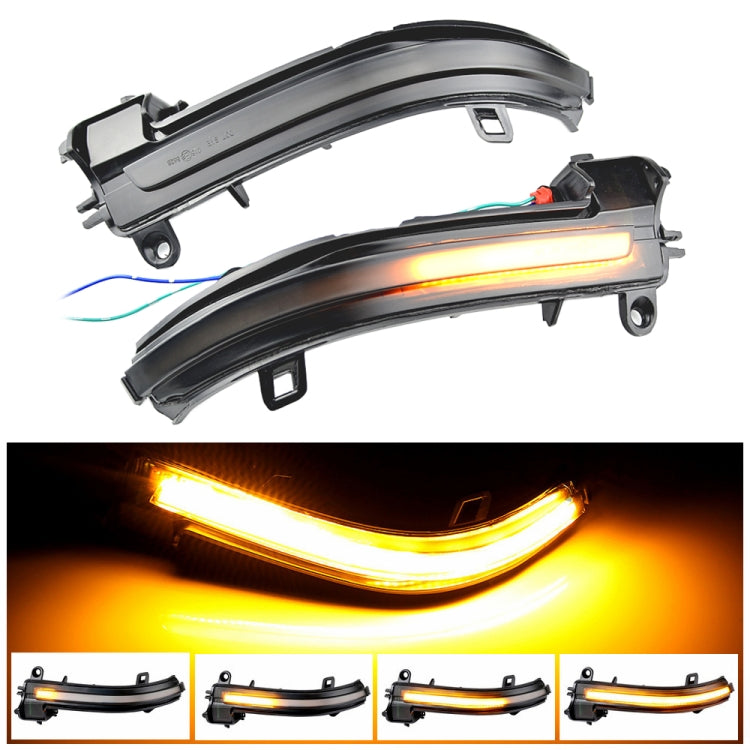 1 paio per BMW Serie 3 F20 Car Dynamic LED Indicatori di direzione Specchietto retrovisore Lampeggiatore Acqua Lampeggiatore, For BMW 3 Series F20 (Transparent), For BMW 3 Series F20 (Transparent Black)