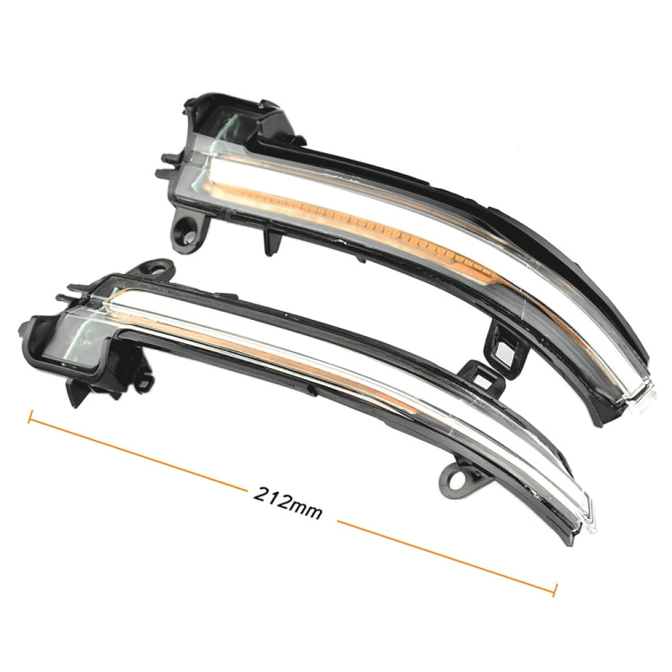 1 paio per BMW Serie 3 F20 Car Dynamic LED Indicatori di direzione Specchietto retrovisore Lampeggiatore Acqua Lampeggiatore, For BMW 3 Series F20 (Transparent), For BMW 3 Series F20 (Transparent Black)