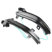 1 paio per BMW Serie 3 F20 Car Dynamic LED Indicatori di direzione Specchietto retrovisore Lampeggiatore Acqua Lampeggiatore, For BMW 3 Series F20 (Blue)