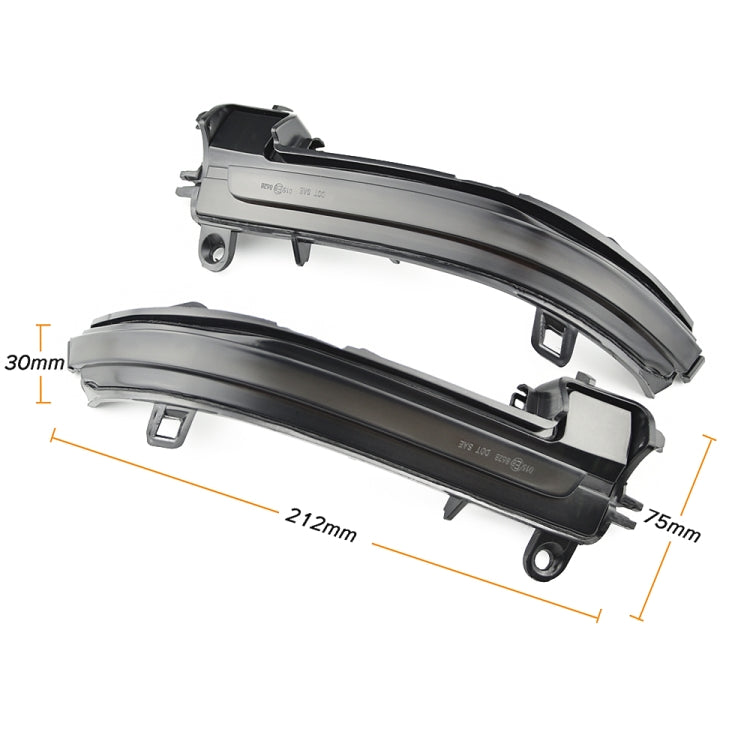 1 paio per BMW Serie 3 F20 Car Dynamic LED Indicatori di direzione Specchietto retrovisore Lampeggiatore Acqua Lampeggiatore, For BMW 3 Series F20 (Blue)