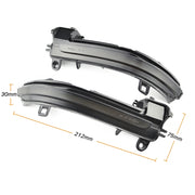 1 paio per BMW Serie 3 F20 Car Dynamic LED Indicatori di direzione Specchietto retrovisore Lampeggiatore Acqua Lampeggiatore, For BMW 3 Series F20 (Blue)