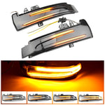 1 coppia Per Mercedes-Benz Classe A W176 2013-2017 Auto Dinamica LED Indicatori di direzione Luce Specchietto retrovisore Lampeggiatore Acqua Lampeggiante, For Mercedes-Benz A Class W176 2013-2017 (Transparent)                                          ...