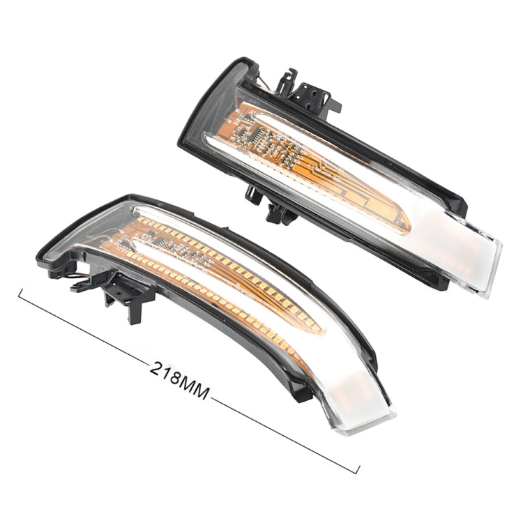 1 coppia Per Mercedes-Benz Classe A W176 2013-2017 Auto Dinamica LED Indicatori di direzione Luce Specchietto retrovisore Lampeggiatore Acqua Lampeggiante, For Mercedes-Benz A Class W176 2013-2017 (Transparent)                                          ...