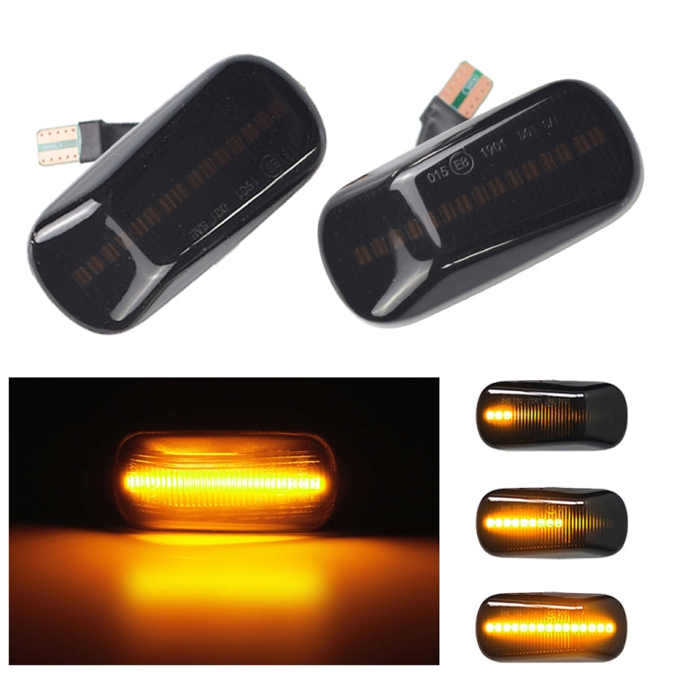 2 pz Per Honda Civic 2001-2015 Auto Dinamica LED Parafango Luce Laterale 34301-S5H-T02, For Honda Civic 2001-2015 (Transparent), For Honda Civic 2001-2015 (Transparent Black)