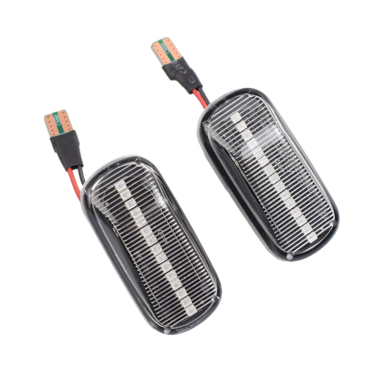 2 pz Per Honda Civic 2001-2015 Auto Dinamica LED Parafango Luce Laterale 34301-S5H-T02, For Honda Civic 2001-2015 (Transparent), For Honda Civic 2001-2015 (Transparent Black)