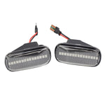 2 pz Per Honda Civic 2001-2015 Auto Dinamica LED Parafango Luce Laterale 34301-S5H-T02, For Honda Civic 2001-2015 (Transparent), For Honda Civic 2001-2015 (Transparent Black)
