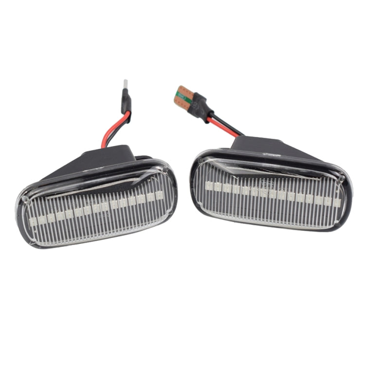 2 pz Per Honda Civic 2001-2015 Auto Dinamica LED Parafango Luce Laterale 34301-S5H-T02, For Honda Civic 2001-2015 (Transparent), For Honda Civic 2001-2015 (Transparent Black)