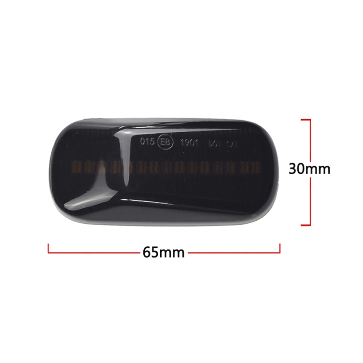 2 pz Per Honda Civic 2001-2015 Auto Dinamica LED Parafango Luce Laterale 34301-S5H-T02, For Honda Civic 2001-2015 (Transparent), For Honda Civic 2001-2015 (Transparent Black)