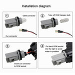 2 pz Per Honda Civic 2001-2015 Auto Dinamica LED Parafango Luce Laterale 34301-S5H-T02, For Honda Civic 2001-2015 (Transparent), For Honda Civic 2001-2015 (Transparent Black)