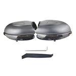 1 paio per Volkswagen Golf 6 MK6 Car Dynamic LED Indicatori di direzione Specchietto retrovisore Lampeggiatore Lampeggiatore d'acqua, senza foro, For Volkswagen Golf 6 MK6, without Hole