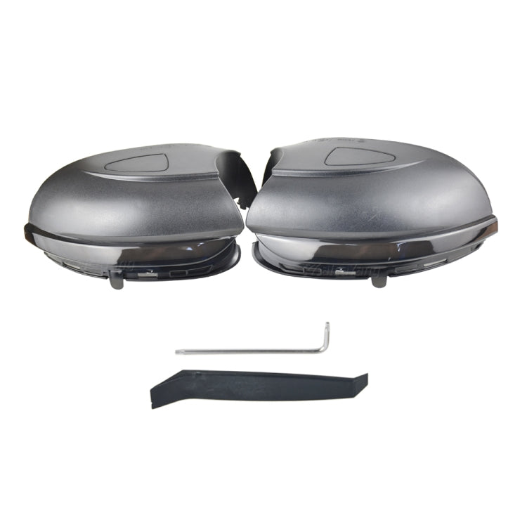 1 paio per Volkswagen Golf 6 MK6 Car Dynamic LED Indicatori di direzione Specchietto retrovisore Lampeggiatore Lampeggiatore d'acqua, senza foro, For Volkswagen Golf 6 MK6, without Hole