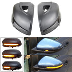 1 paio per Volkswagen Golf 6 MK6 Car Dynamic LED Indicatori di direzione Specchietto retrovisore Lampeggiatore Lampeggiatore d'acqua, con foro, For Volkswagen Golf 6 MK6, with Hole