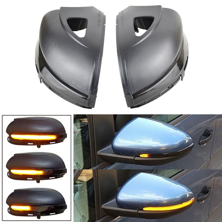 1 paio per Volkswagen Golf 6 MK6 Car Dynamic LED Indicatori di direzione Specchietto retrovisore Lampeggiatore Lampeggiatore d'acqua, con foro, For Volkswagen Golf 6 MK6, with Hole