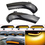 2 pz Per Volkswagen Golf 5 MK5 2003-2008 Auto Dinamica LED Indicatori di direzione Luce Specchietto retrovisore Lampeggiatore Acqua Lampeggiante, For Volkswagen Golf 5 MK5 2003-2008