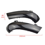 2 pz Per Volkswagen Golf 5 MK5 2003-2008 Auto Dinamica LED Indicatori di direzione Luce Specchietto retrovisore Lampeggiatore Acqua Lampeggiante, For Volkswagen Golf 5 MK5 2003-2008