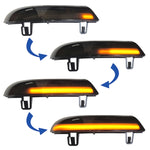 2 pz Per Volkswagen Golf 5 MK5 2003-2008 Auto Dinamica LED Indicatori di direzione Luce Specchietto retrovisore Lampeggiatore Acqua Lampeggiante, For Volkswagen Golf 5 MK5 2003-2008
