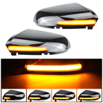 1 coppia Per Dodge Ram 1500 2009-2018 Auto Dinamica LED Indicatori di direzione Luce Specchietto retrovisore Lampeggiatore Acqua Lampeggiante, For Dodge Ram 1500 2009-2018