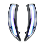 1 coppia per Ford Fiesta 2008-2017 Car Dynamic LED Indicatori di direzione Specchietto retrovisore Lampeggiatore Acqua Lampeggiante, For Ford Fiesta 2008-2017  (Blue)