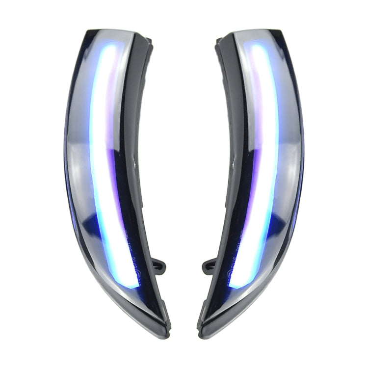 1 coppia per Ford Fiesta 2008-2017 Car Dynamic LED Indicatori di direzione Specchietto retrovisore Lampeggiatore Acqua Lampeggiante, For Ford Fiesta 2008-2017  (Blue)