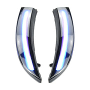 1 coppia per Ford Fiesta 2008-2017 Car Dynamic LED Indicatori di direzione Specchietto retrovisore Lampeggiatore Acqua Lampeggiante, For Ford Fiesta 2008-2017  (Blue)