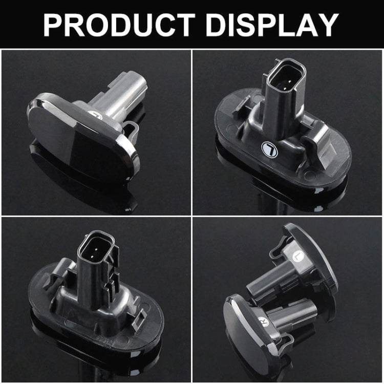 2 pezzi per Suzuki Jimny JB64W 2018/07- Luce laterale parafango LED dinamico per auto, For Suzuki Jimny JB64W 2018/07- (Transparent), For Suzuki Jimny JB64W 2018/07- (Transparent Black)