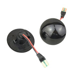 2 pz Per Land Rover Range Rover L322 2002-2012 Auto Dinamica LED Parafango Luce Laterale, For Land Rover Range Rover L322 2002-2012, For Land Rover Range Rover L322 2002-2012 (Transparent Black)