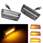 2 pz Per Chevrolet Cruze 2009-2014 Auto Dinamica LED Parafango Luce Laterale 1713423, For Chevrolet Cruze 2009-2014 (Transparent), For Chevrolet Cruze 2009-2014 (Transparent Black)