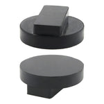 2 pezzi per blocco buffer di supporto in gomma con staffa jack per automobile BMW, For BMW Rubber Jack