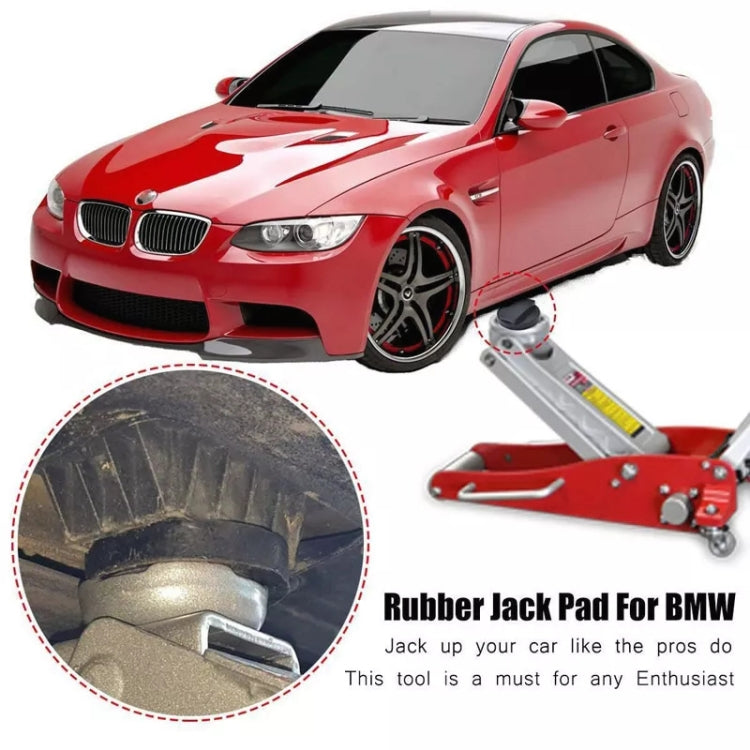 2 pezzi per blocco buffer di supporto in gomma con staffa jack per automobile BMW, For BMW Rubber Jack