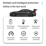Trasmettitore FM audio per lettore MP3 Bluetooth per auto con luce ambientale, MP3 Player