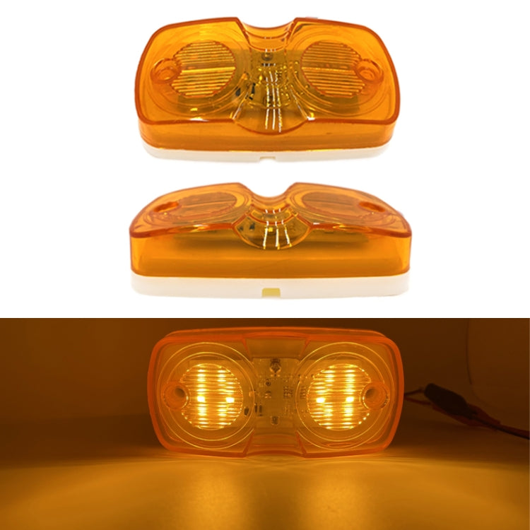 2 luci di posizione laterali per camion MK-106 da 12 LED, MK-106 (Red Light), MK-106 (Yellow Light)