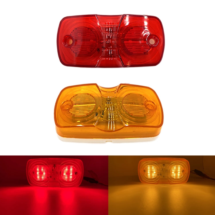 2 luci di posizione laterali per camion MK-106 da 12 LED, MK-106 (Red Light), MK-106 (Yellow Light)
