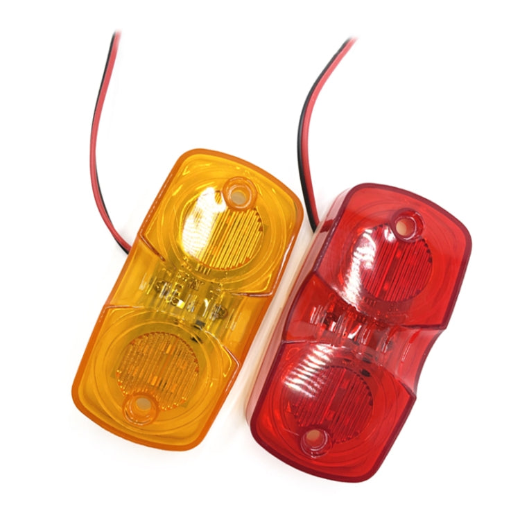2 luci di posizione laterali per camion MK-106 da 12 LED, MK-106 (Red Light), MK-106 (Yellow Light)