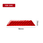 Adesivo decorativo per vano portaoggetti in fibra di carbonio per auto per Honda Civic di decima generazione 2016-2019, guida a destra e a sinistra universale, Storage Compartment