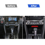 Adesivo decorativo per vano portaoggetti in fibra di carbonio per auto per Honda Civic di decima generazione 2016-2019, guida a destra e a sinistra universale, Storage Compartment