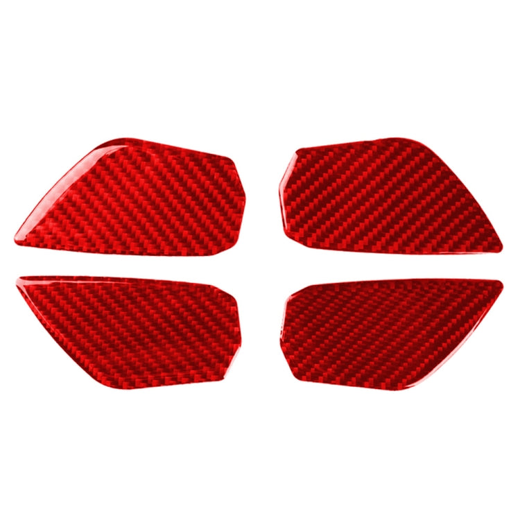Adesivo decorativo per polso interno porta interna in fibra di carbonio per Honda Civic di decima generazione 2016-2019, guida a destra e a sinistra universale, Inside Door Wrist
