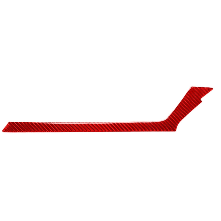 Adesivo decorativo per auto in fibra di carbonio sotto l'uscita dell'aria del controllo centrale per Honda Civic di decima generazione 2016-2019, guida a destra, Below the Central Control Air Outlet Right Drive