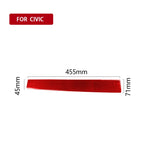 Adesivo decorativo per controllo centrale in fibra di carbonio per auto per Honda Civic di decima generazione 2016-2019, guida a destra, Central Control Right Drive