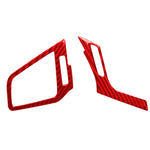 Adesivo decorativo per presa d'aria sinistra e destra in fibra di carbonio per auto per Honda Civic di decima generazione 2016-2019, guida a destra, Air Outlet Right Drive