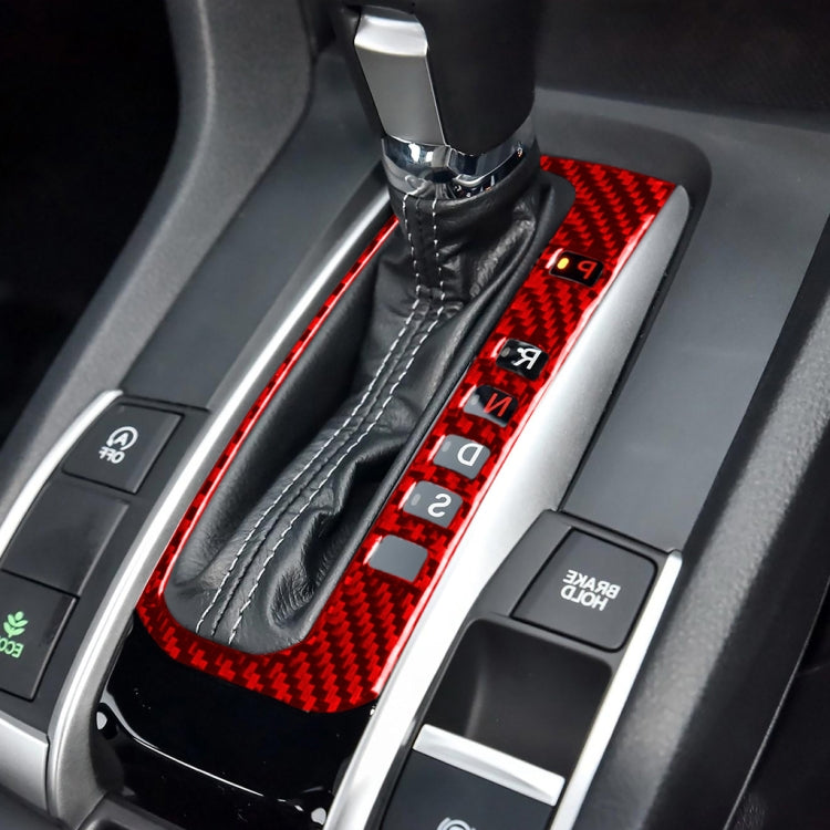 Adesivo fibra di carbonio per pulsante cambio Honda Civic 2016-20