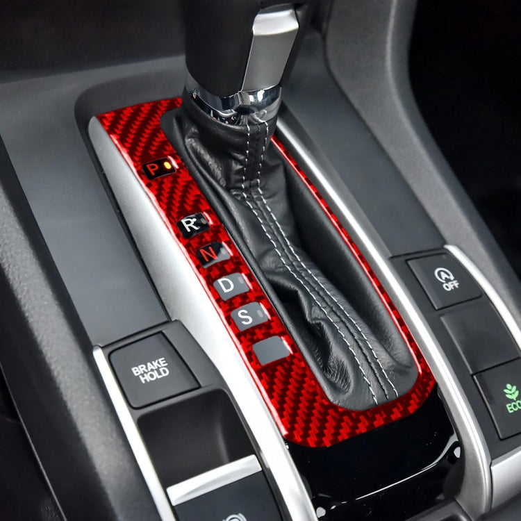 Adesivo fibra di carbonio per pulsante cambio Honda Civic 2016-20