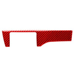 Adesivo decorativo per pannello interruttori fari in fibra di carbonio per auto per Honda Civic di decima generazione 2016-2019, guida a sinistra, Headlight Switch Left Drive