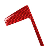 Adesivo decorativo per pannello interruttori fari in fibra di carbonio per auto per Honda Civic di decima generazione 2016-2019, guida a sinistra, Headlight Switch Left Drive