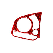 Adesivo decorativo per configurazione centrale con pulsante del volante in fibra di carbonio per Honda Civic di decima generazione 2016-2019, guida a destra e a sinistra universale, Steering Wheel Button Middle Configuration